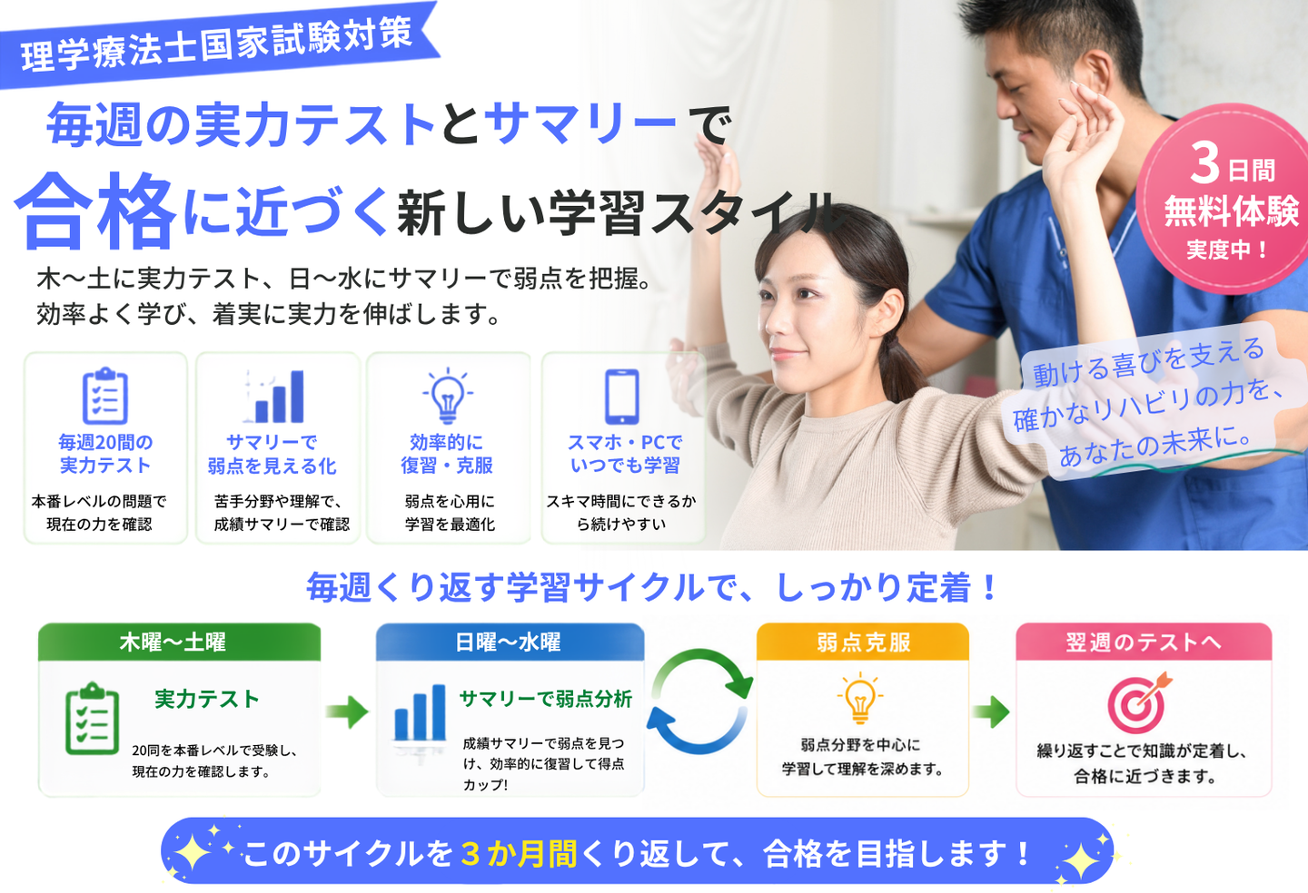 理学療法士国家試験Web講座トップ画像